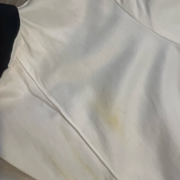 Vintage Fendi Dress Pinup Vintage Pockets White Pleated Collared 6 - Picture 8 of 11